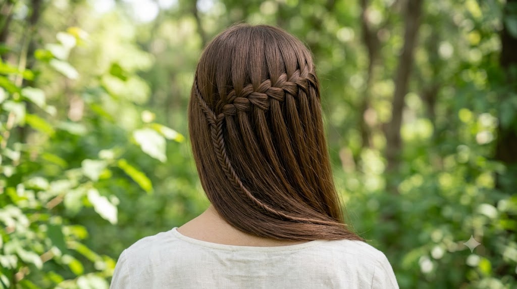 Waterfall Fishtail Braid